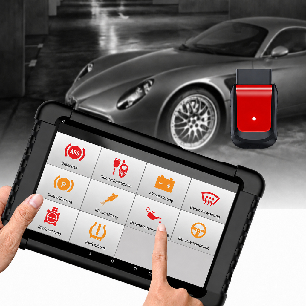 Professionelles 10,1″ OBD2-Diagnosegerät mit Bluetooth