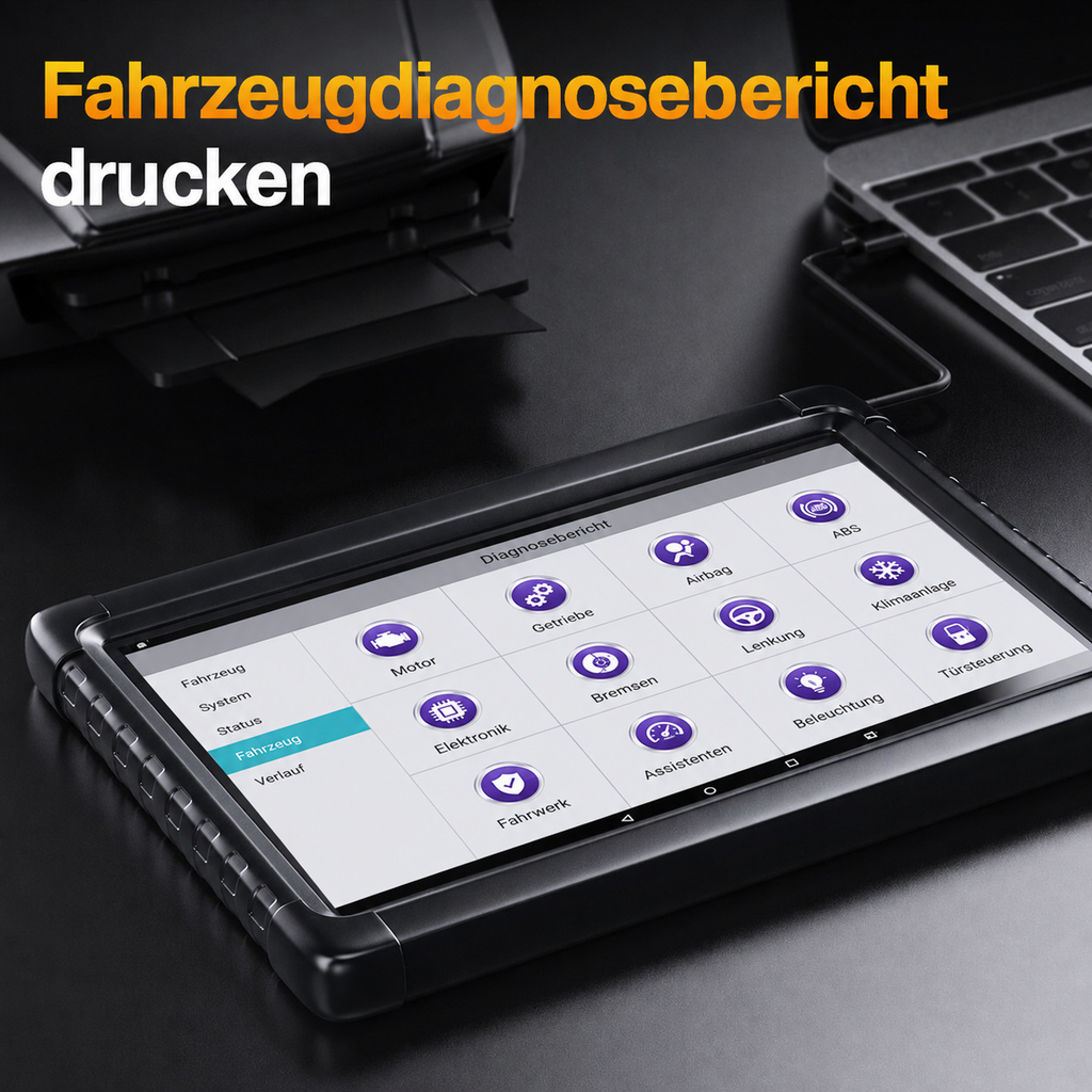 Professionelles 10,1″ OBD2-Diagnosegerät mit Bluetooth